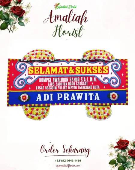 Papan Bunga Ucapan Selamat Nalo Tatan